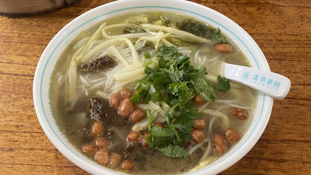 中国の牛肉麺