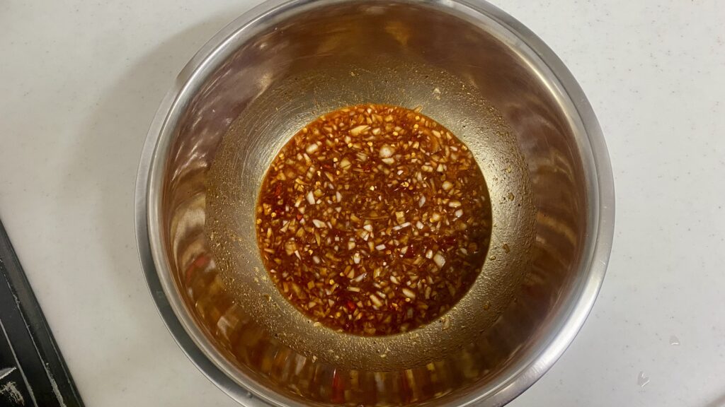 ワンカルビソースの準備
