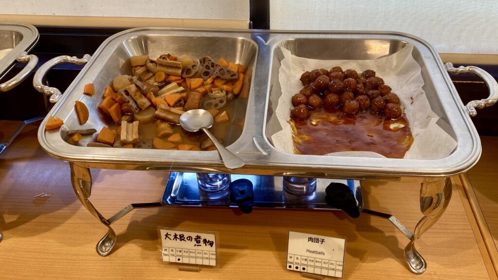大根の煮物・肉団子