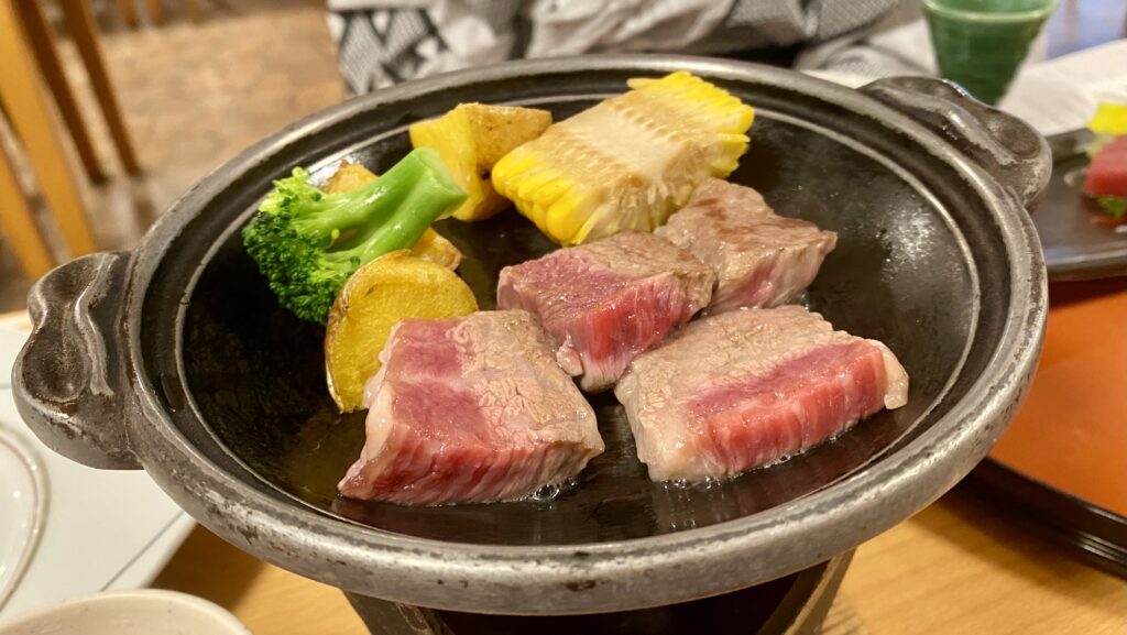 陶板:国産牛 コーン インカの目覚め ブロッコリー