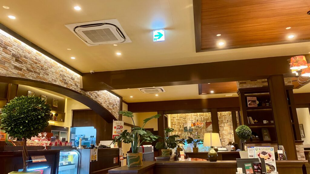 広々としている店内