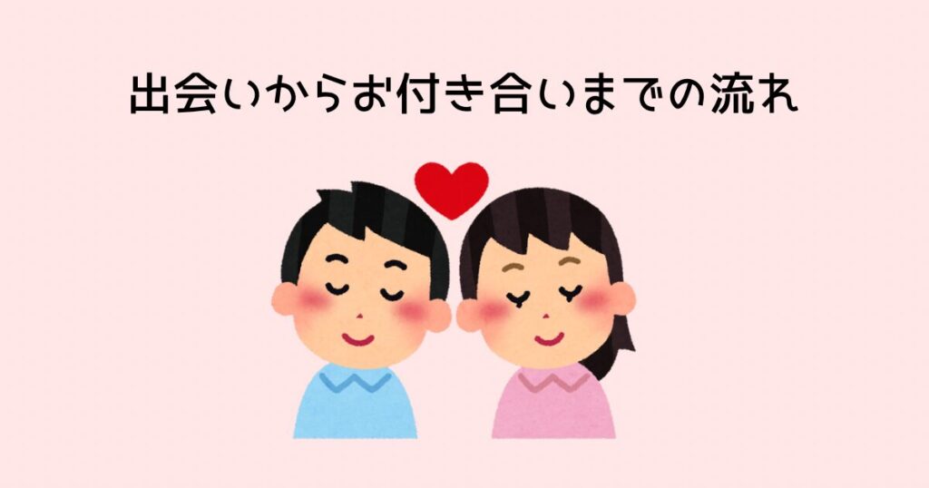 出会いからお付き合いまでの流れ