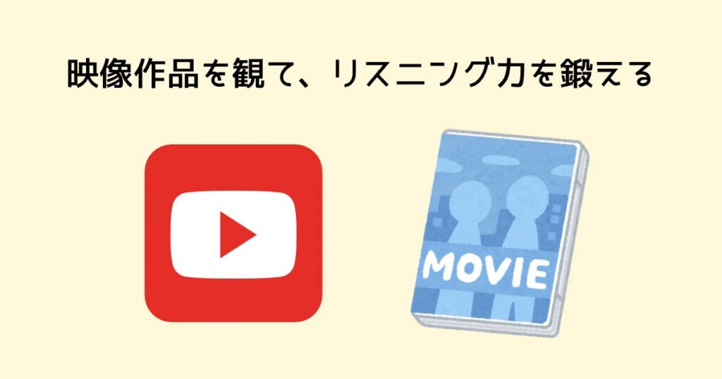 映像作品を観て耳を鍛える